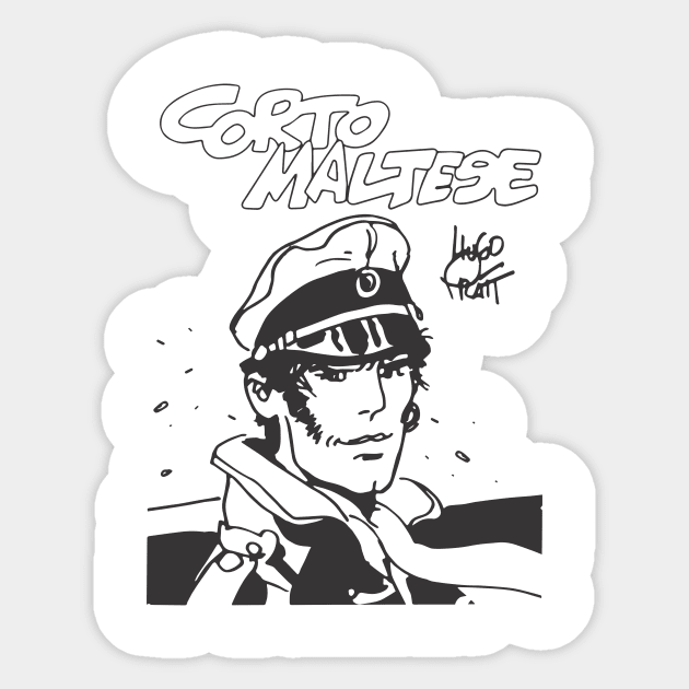 corto maltese Sticker by workshop71